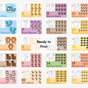 Alphabet & Number Tracing Flashcards: Preschool Printable (Digital Download) image 3