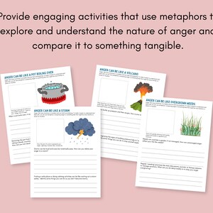 Kids Anger Management Workbook, Child Therapy, Emotional Regulation, Calm Down Strategies, Conflict Resolution Cards image 7