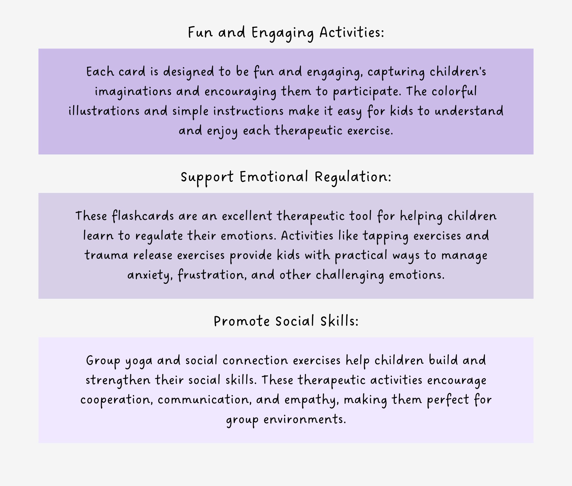 44 Trauma Response Somatic Therapy Coping Skill Cards for Kids, PTSD ...
