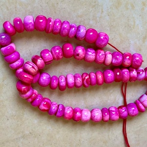 Pink beads Genuine Natural Gemstone pink colour beads Healing Energy Loose Beads For Bracelet Necklace DIY Jewelry Making Design