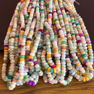 Amazing Disco Color opal smooth beads, Multi Color Opal gemstone beads, AAA quality opal bead, jewelry making craft