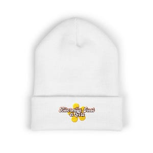 Classic Cuffed Beanie with Embroidery | Cozy Winter Hat, Gifts for Him/Her, Fashion Accessory, Casual Beanie, Streetwear Style
