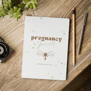 Pregnancy Journal | Softcover Pregnancy Diary, Expecting Mom&#39;s Journal, Milestone Book, Baby Growth Tracker, Gift for Moms-to-Be