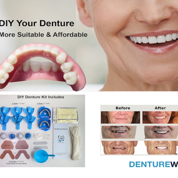 Diy Denture Kit Etsy