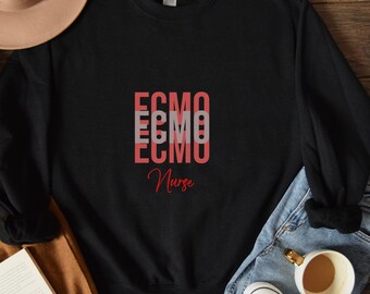 ECMO Nurse Sweatshirt Future ECMO Nurse Graduation Gift Idea Sweater ECMO Nursing Squad Holiday Crewneck ecmo Nursing Student Sweat Shirt