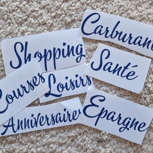 Sticker pour Enveloppe Budgétaire