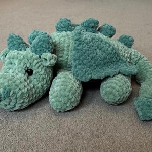 Crochet Floppy Dragon Plushy PDF | ORIGINAL Pattern image 3