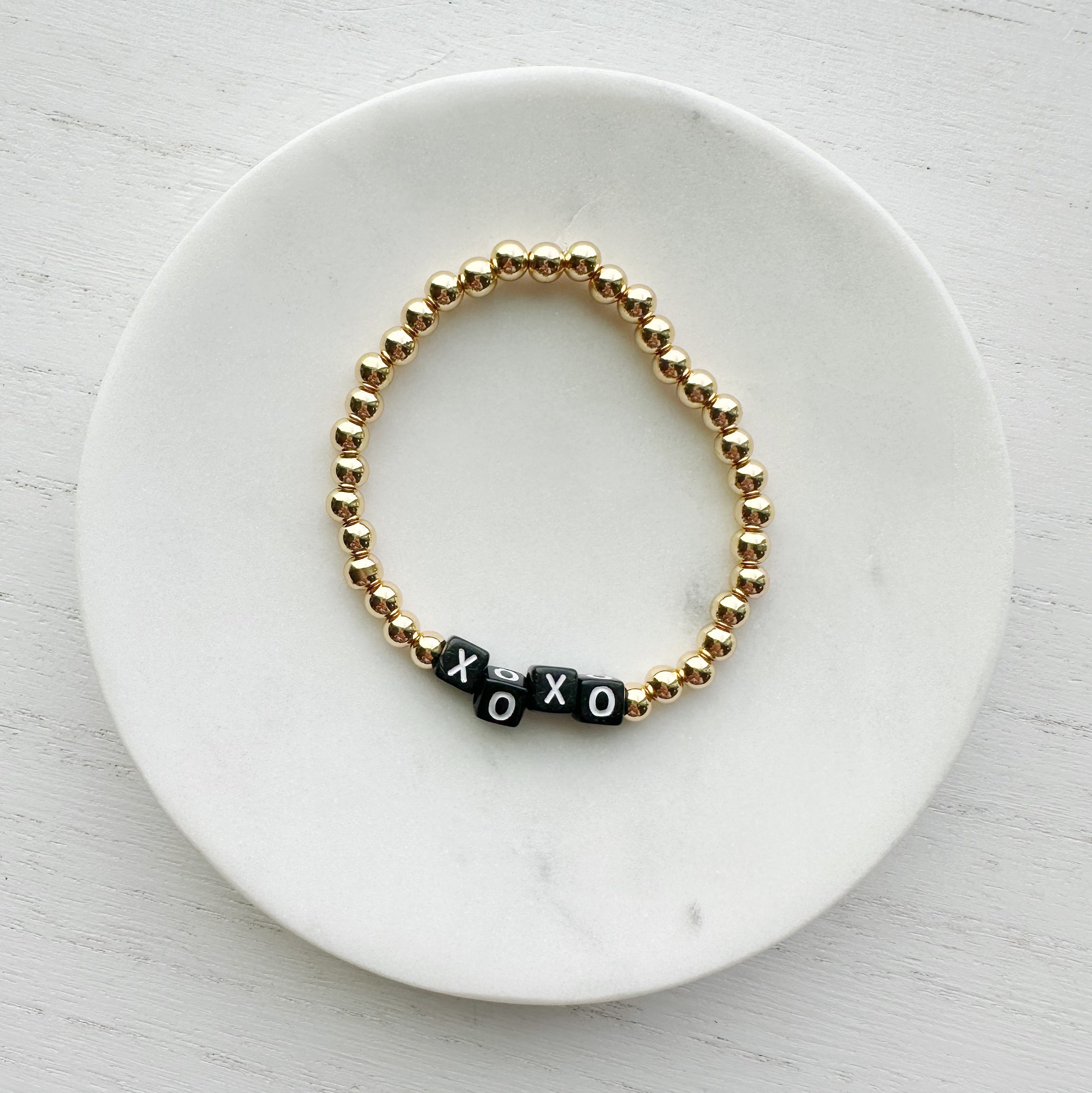 Gold Xoxo Bracelet - Etsy