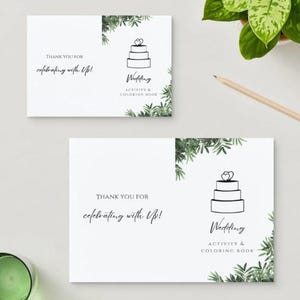 Wedding Coloring & Activity book