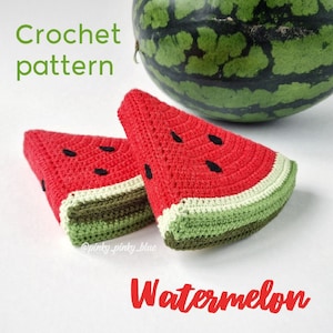 Watermelon Slices Crochet Pattern