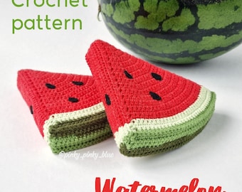 Watermelon Slices Crochet Pattern