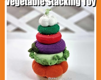 Vegetable Stacking Toy Crochet Pattern
