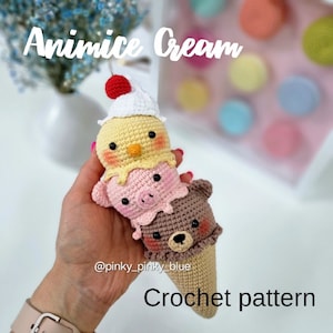 Animice Cream Crochet pattern