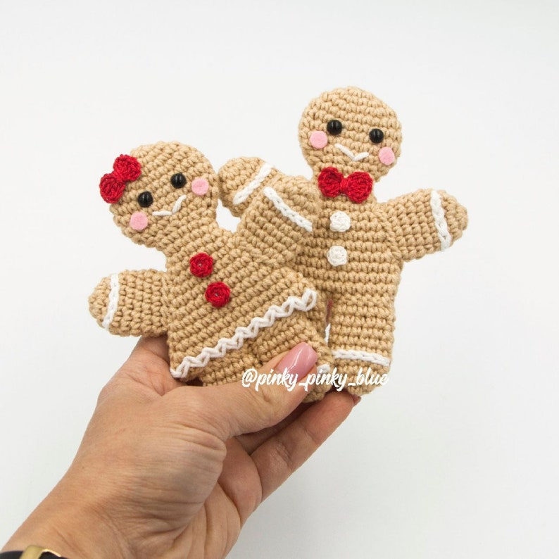 Gingerbread Boy and Girl Crochet Pattern - Etsy