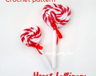 Heart Lollipop Crochet Pattern