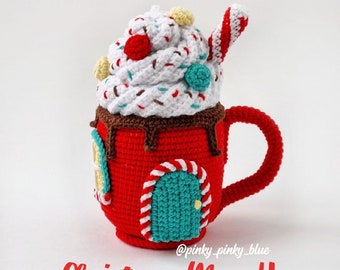 Christmas Mug House Crochet pattern