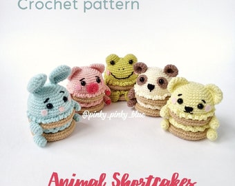 Animal Shortcakes Crochet Pattern