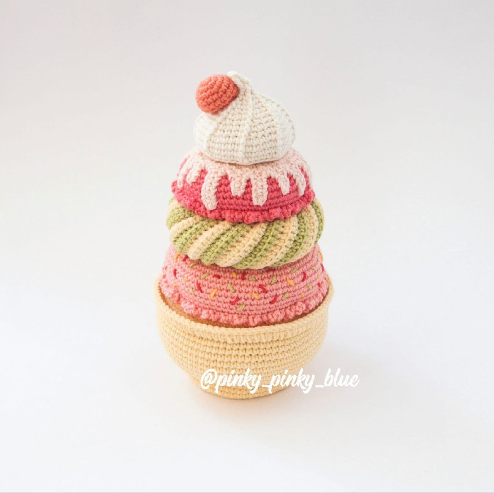 Stacking Ice Bags Pattern Ice Cream Stacking Toy Crochet Pattern - Etsy