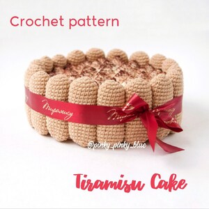 Wzór szydełkowy na tort tiramisu