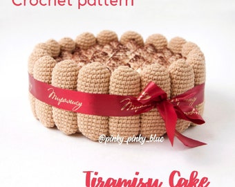 Tiramisu Cake Crochet pattern