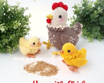 Hen and Chickens Crochet pattern