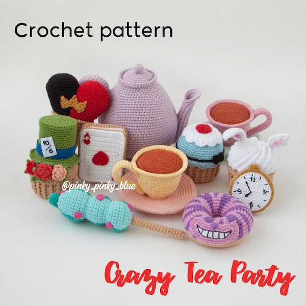 Crochet Tea Set Etsy