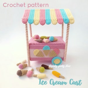 Ice Cream Cart Crochet pattern