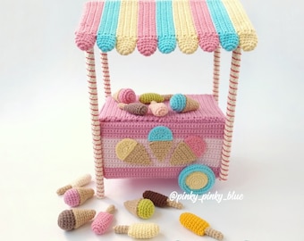 Ice Cream Cart Crochet pattern