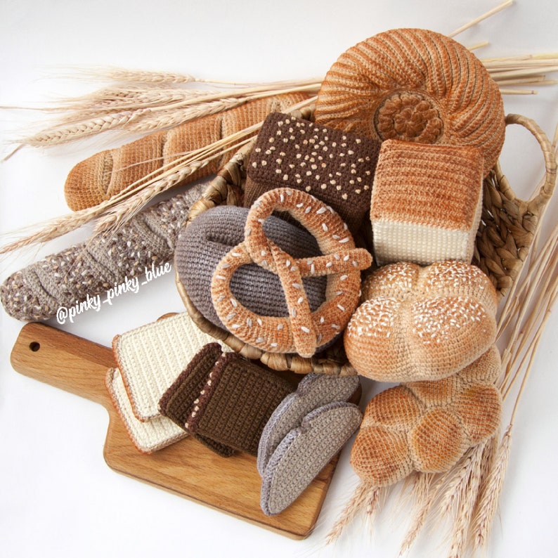 Bakkerijproducten speelset haakpatroon afbeelding 10