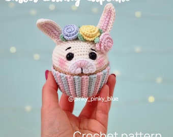 Easter Bunny Cupcake Crochet pattern