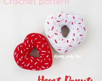 Heart Donuts Crochet Pattern