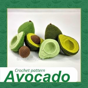 Avocado Crochet Pattern
