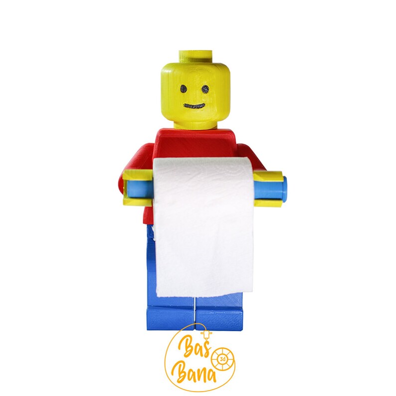 Lego Man Toilet Paper Holder Lego Decor - Etsy