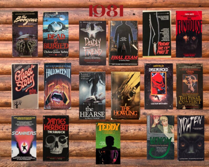 Horror Movie Novelizations Of 1981 Ebooks Etsy