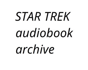 Star Trek audiobook archive collection 125+ titles USB 1975-2009