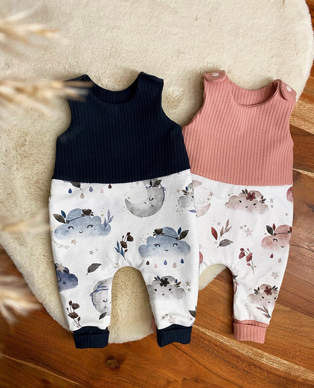 Baby Strampler Langarm - Atmungsaktiver Overall Für Jungen Und Mädchen