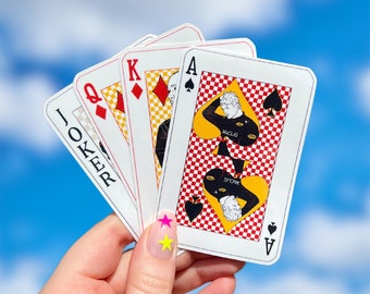 Motorsport driver playing card stickers | F1 sticker for Laptops and Water Bottles, Formula One | F1 stickers