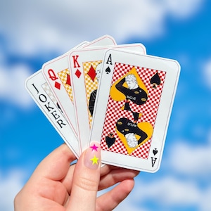 Motorsport driver playing card stickers | F1 sticker for Laptops and Water Bottles, Formula One | F1 stickers