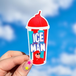 Kimi Raikkonen &quot;Ice Man&quot; sticker | F1 sticker for laptops and water bottles