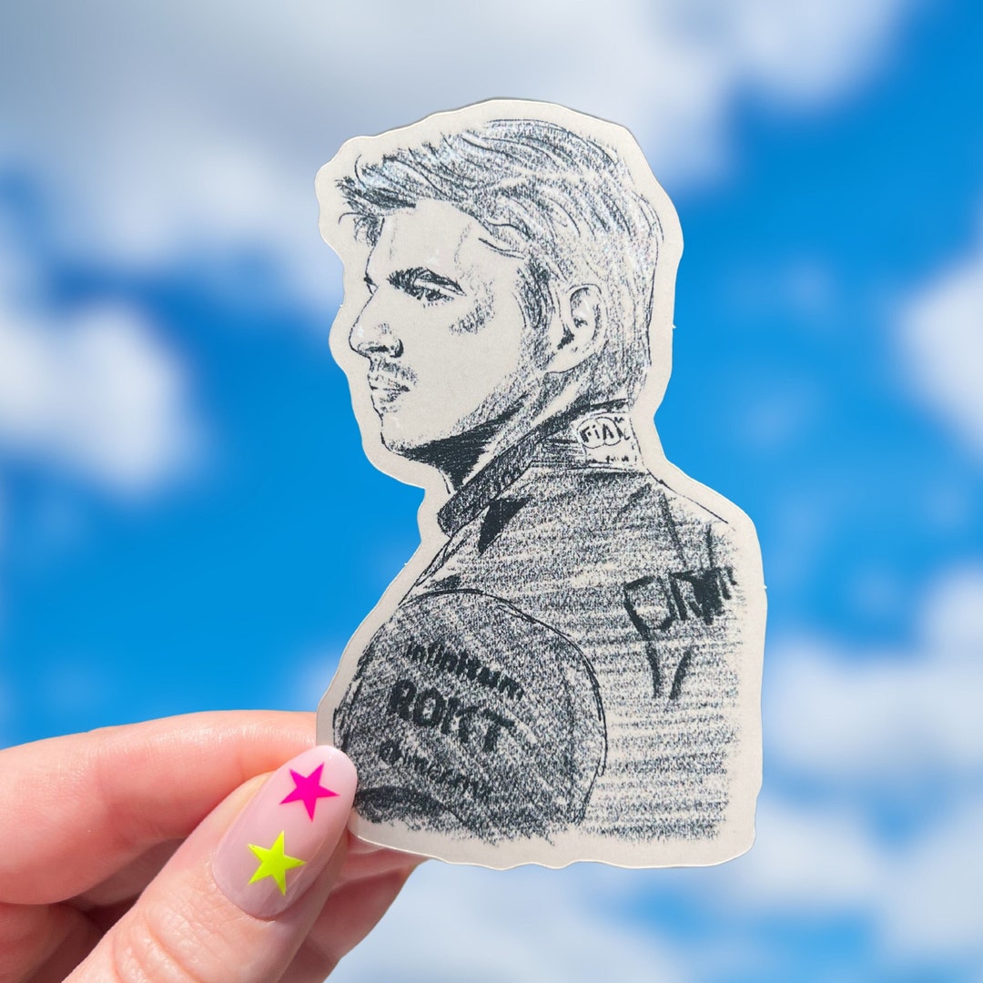 Driver Stickers | F1 Sticker for Notebooks and Water Bottles, Formula ...