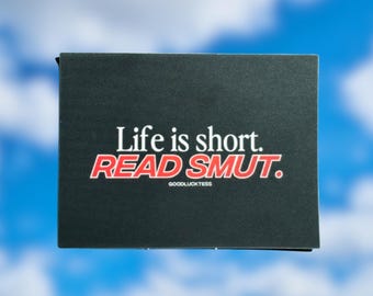 Read Smut sticker | Reading sticker | cute reading sticker | kindle sticker