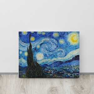 Canvas Print Vincent Van Gogh - Starry Night