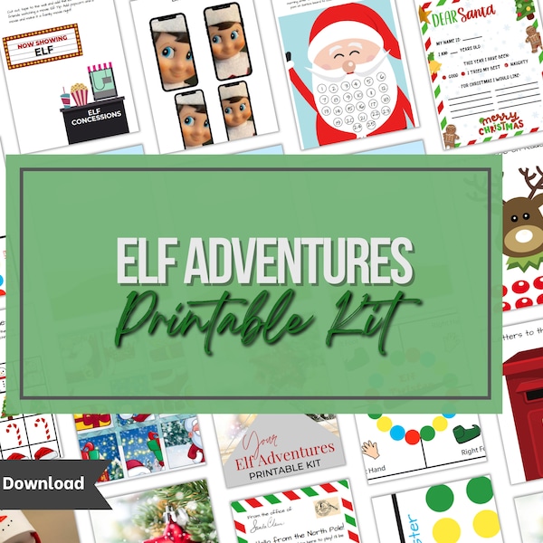 Elf on the Shelf Kit Printable - Etsy