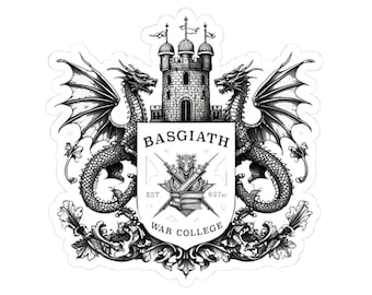 Adesivo della quarta ala / Adesivo dello stemma del Basgiath War College