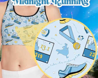 RunDisney Princess Sports Bra: High Support Athletic Bra