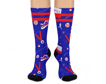 Crew Socks | God Bless Main St. USA
