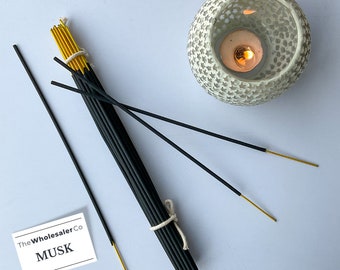 Musk Incense Sticks - Natural / Handmade Agarbatti - 100-200 Sticks