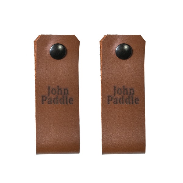 Decorative Leather Horizontal Pendants John Paddle