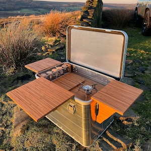 Portable Storage Table Top collapsible / Foldable Crate / Box for Camping,  Barbecues, Outdoor Storage, Living Space Storage 