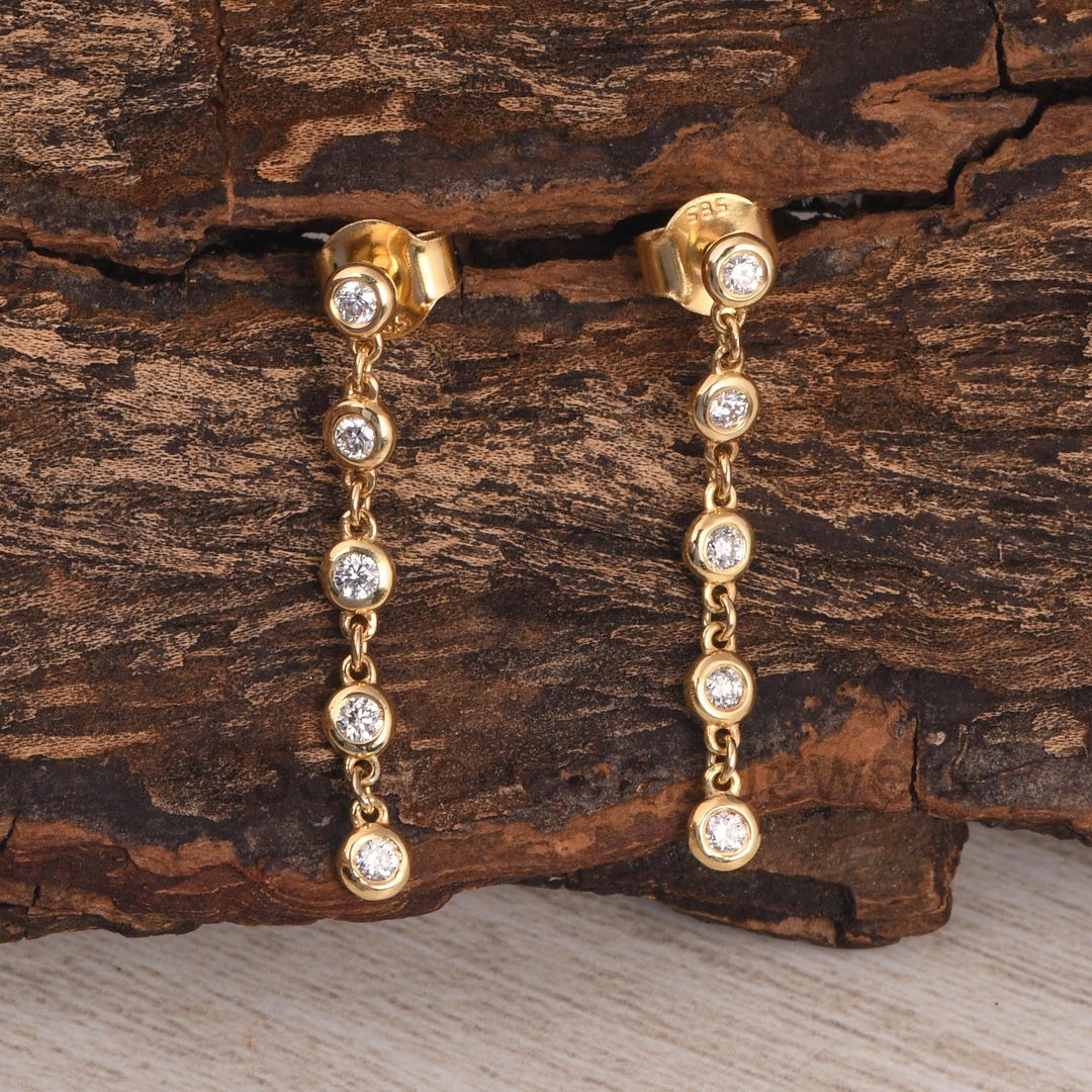 Tennis Dangle Earrings
